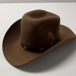 Vintage Biltmore Brown Cowboy Hat
